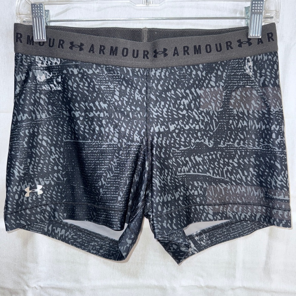 Under Armour Black and Gray Athletic Shorts